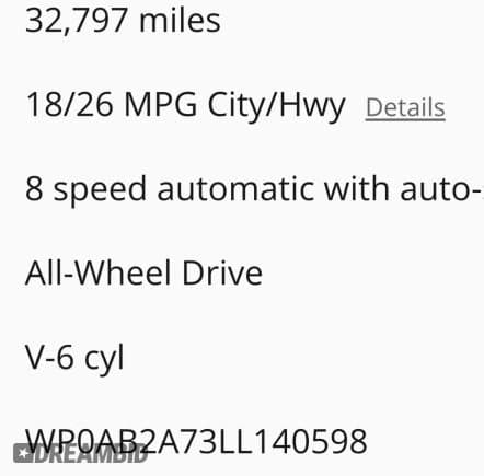 ✅ 2020 Porsche Panamera 4S • VIN: WP0AB2A73LL140XXX • Лот: 59251745. Опубликован ранее на Copart с пробегом 32 797 миль. Бесплатный доступ к архиву аукционных продаж из США и подробный отчёт об истории автомобиля на DreamBid. Изображение 10.