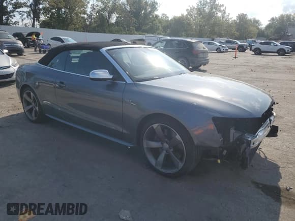 ✅ 2014 Audi S5 Premium Plus • VIN: WAUCGAFH9EN010304 • Lot: 82207175. Listed on Copart with 49,290 mi. Free auction sales archive from the USA and detailed vehicle history report at DreamBid. Image 4.