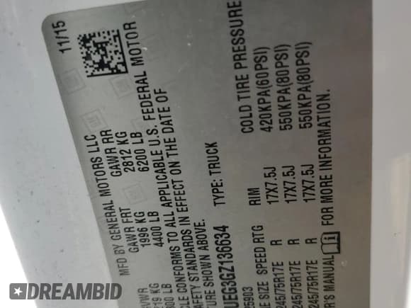 ✅ 2016 Chevrolet Silverado 2500HD Work Truck • VIN: 1GC0CUEG3GZ136634 • Lot: 84583255. Listed on Copart with 179,342 mi. Free auction sales archive from the USA and detailed vehicle history report at DreamBid. Image 12.