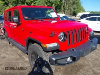 ✅ 2021 Jeep Wrangler Unlimited Sahara • VIN: 1C4HJXEN1MW763385 • Lot: 43096075. Listed on IAAI with 40,690 mi. Free auction sales archive from the USA and detailed vehicle history report at DreamBid. Image 1.