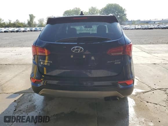 2017 Hyundai Santa Fe 2.0T with VIN 5XYZUDLA4HG478449, listed as a Copart auction lot 80158215 with 130,566 mi miles and Clean title. Bid and sale history available at DreamBid. Image 6.