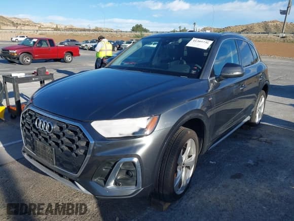 ✅ 2023 Audi Q5 S line Premium Plus • VIN: WA1EAAFY7P2065409 • Lot: 41305736. Listed on IAAI with 15,251 mi. Free auction sales archive from the USA and detailed vehicle history report at DreamBid. Image 2.