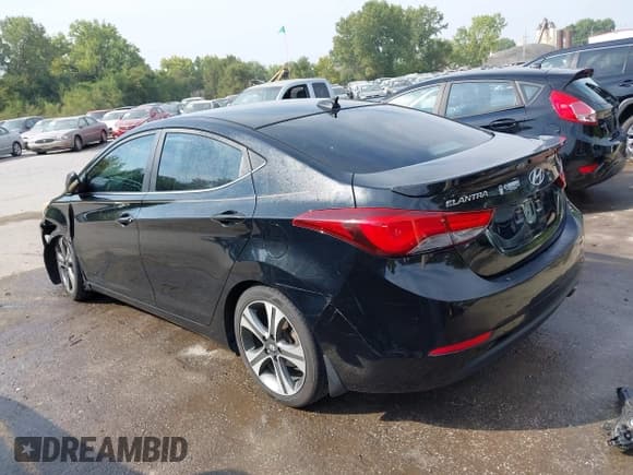 ✅ 2016 Hyundai Elantra Sport • VIN: KMHDH4AH5GU650396 • Lot: 43232167. Listed on IAAI with 111,527 mi. Free auction sales archive from the USA and detailed vehicle history report at DreamBid. Image 3.