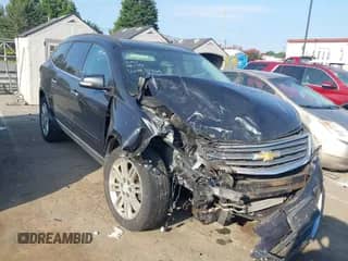 2014 Chevrolet Traverse LT z VIN 1GNKRGKDXEJ338165, wystawiony jako IAAI lot #43043564 z przebiegiem Nie podano mil oraz . Historia ofert i sprzedaży dostępna na DreamBid. Obrazek 1.