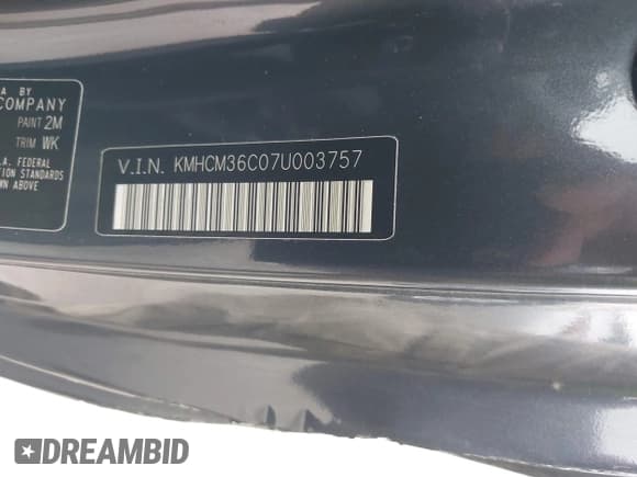 ✅ 2007 Hyundai Accent GS • VIN: KMHCM36C07U003757 • Лот: 41925544. Опубликован ранее на IAAI с пробегом 89 882 миль. Бесплатный доступ к архиву аукционных продаж из США и подробный отчёт об истории автомобиля на DreamBid. Изображение 9.