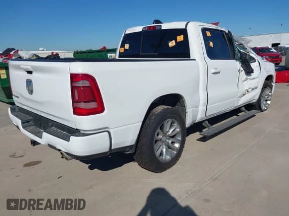 ✅ 2023 Ram 1500 Laramie • VIN: 1C6RREJT2PN670432 • Лот: 40974201. Опубликован ранее на IAAI с пробегом 45 417 миль. Бесплатный доступ к архиву аукционных продаж из США и подробный отчёт об истории автомобиля на DreamBid. Изображение 4.