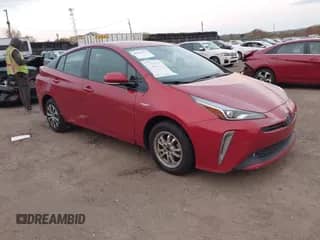 2019 Toyota Prius LE z VIN JTDL9RFU2K3011486, wystawiony jako IAAI lot #43567477 z przebiegiem 72 331 mil mil oraz . Historia ofert i sprzedaży dostępna na DreamBid. Obrazek 1.