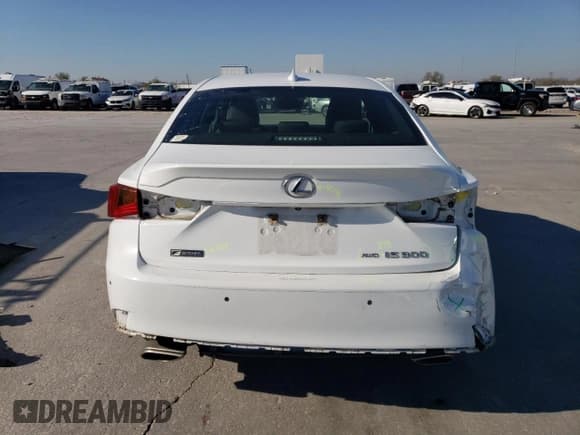 ✅ 2019 Lexus IS 300 • VIN: JTHC81D2XK5035169 • Lot: 47303895. Listed on Copart with 33,869 mi. Free auction sales archive from the USA and detailed vehicle history report at DreamBid. Image 6.
