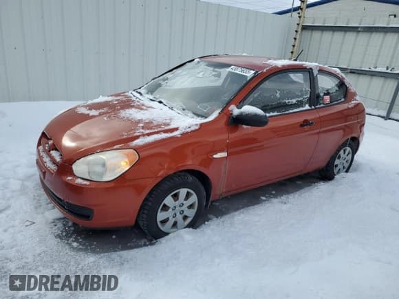 ✅ 2008 Hyundai Accent GS • VIN: KMHCM36C88U076649 • Лот: 43875655. Опубликован ранее на Copart с пробегом 119 102 миль. Бесплатный доступ к архиву аукционных продаж из США и подробный отчёт об истории автомобиля на DreamBid. Изображение 1.