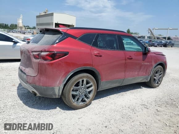 ✅ 2022 Chevrolet Blazer LT • VIN: 3GNKBHR45NS123730 • Lot: 68968795. Listed on Copart with Not provided. Free auction sales archive from the USA and detailed vehicle history report at DreamBid. Image 3.