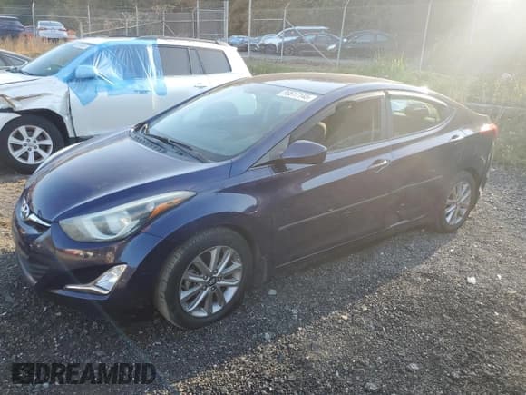 ✅ 2014 Hyundai Elantra SE • VIN: 5NPDH4AE3EH513460 • Lot: 89517145. Listed on Copart with Not provided. Free auction sales archive from the USA and detailed vehicle history report at DreamBid. Image 1.