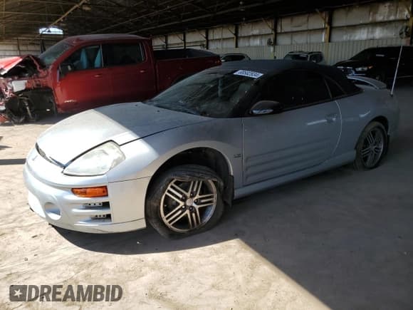 ✅ 2003 Mitsubishi Eclipse GTS • VIN: 4A3AE75H13E091457 • Lot: 68582834. Wystawiony na Copart z przebiegiem Nie podano. Bezpłatny archiwum sprzedaży aukcyjnych z USA i szczegółowy raport historii pojazdu na DreamBid. Zdjęcie 1.