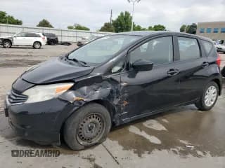✅ 2015 Nissan Note SR • VIN: 3N1CE2CP4FL370448 • Lot: 59343215. Listed on Copart with 106,219 mi. Free auction sales archive from the USA and detailed vehicle history report at DreamBid. Image 1.