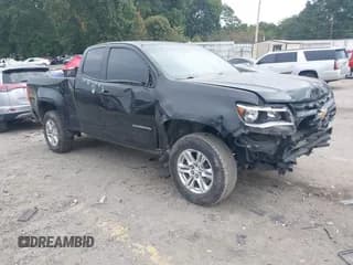 ✅ 2021 Chevrolet Colorado 2WD LT • VIN: 1GCHSCEA3M1275104 • Лот: 43413558. Опубликован ранее на IAAI с пробегом 94 007 миль. Бесплатный доступ к архиву аукционных продаж из США и подробный отчёт об истории автомобиля на DreamBid. Изображение 1.