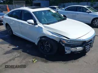 2021 Honda Accord EX-L z VIN 1HGCV1F5XMA099418, wystawiony jako IAAI lot #42881279 z przebiegiem 56 212 mil mil oraz . Historia ofert i sprzedaży dostępna na DreamBid. Obrazek 1.