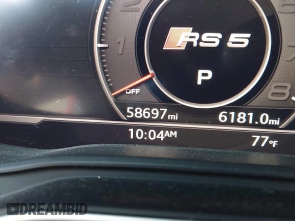 ✅ 2018 Audi RS 5 • VIN: WUAPWAF54JA902140 • Lot: 42996212. Listed on IAAI with 58,697 mi. Free auction sales archive from the USA and detailed vehicle history report at DreamBid. Image 15.