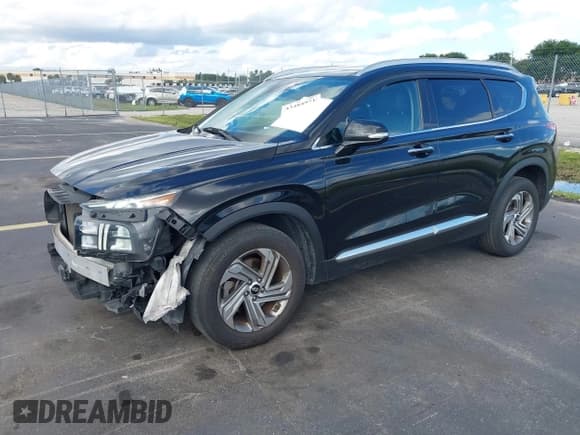 ✅ 2022 Hyundai Santa Fe SEL • VIN: 5NMS34AJ3NH404867 • Lot: 43484971. Listed on IAAI with 163,193 mi. Free auction sales archive from the USA and detailed vehicle history report at DreamBid. Image 2.