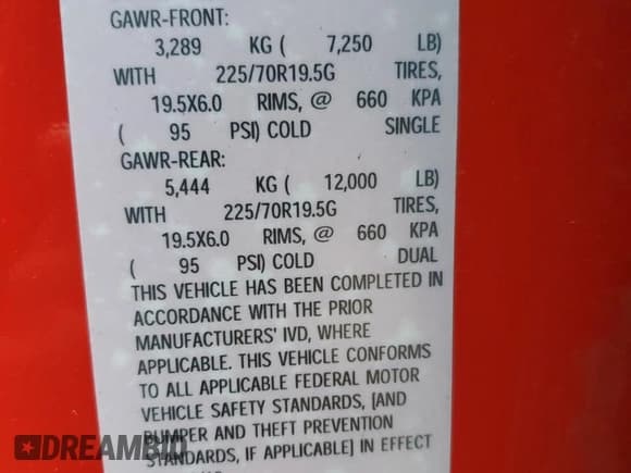 ✅ 2020 Ram 4500 SLT • VIN: 3C7WRLFL0LG110083 • Lot: 78492674. Listed on Copart with 48,701 mi. Free auction sales archive from the USA and detailed vehicle history report at DreamBid. Image 10.