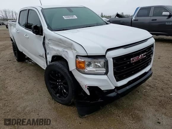 ✅ 2021 GMC Canyon 4WD Elevation • VIN: 1GTG6CEN1M1158799 • Lot: 55089985. Listed on Copart with 24,765 mi. Free auction sales archive from the USA and detailed vehicle history report at DreamBid. Image 13.