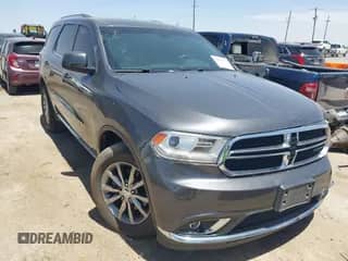 2018 Dodge Durango SXT with VIN 1C4RDJAG9JC312671, listed as a IAAI auction lot 42238317 with 73,561 mi miles and . Bid and sale history available at DreamBid. Image 1.