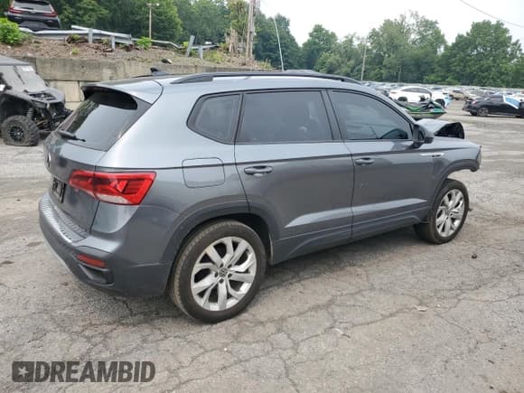 ✅ 2023 Volkswagen Taos S • VIN: 3VVAX7B21PM324073 • Lot: 67672185. Listed on Copart with 20,612 mi. Free auction sales archive from the USA and detailed vehicle history report at DreamBid. Image 3.