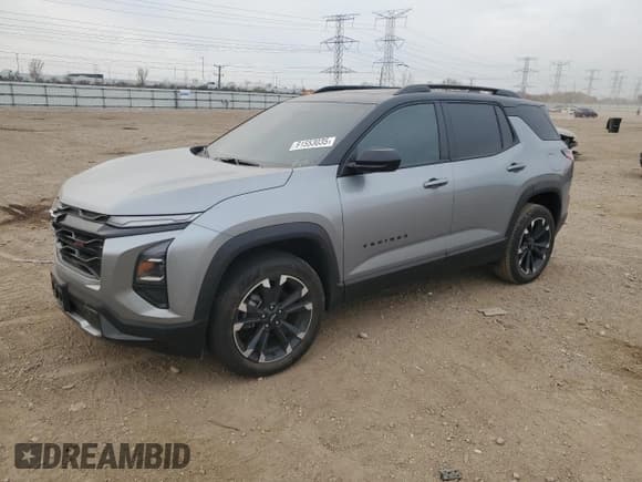 ✅ 2026 Chevrolet Equinox AWD RS • VIN: 3GNAXTEG8TL192564 • Lot: 91553035. Wystawiony na Copart z przebiegiem Nie podano. Bezpłatny archiwum sprzedaży aukcyjnych z USA i szczegółowy raport historii pojazdu na DreamBid. Zdjęcie 1.