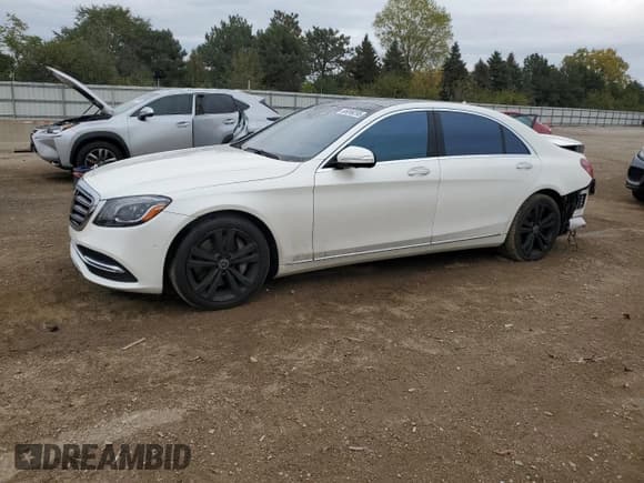 ✅ 2020 Mercedes-Benz S 560 • VIN: W1KUG8DB3LA531141 • Лот: 86099295. Опубликован ранее на Copart с пробегом 50 532 миль. Бесплатный доступ к архиву аукционных продаж из США и подробный отчёт об истории автомобиля на DreamBid. Изображение 1.