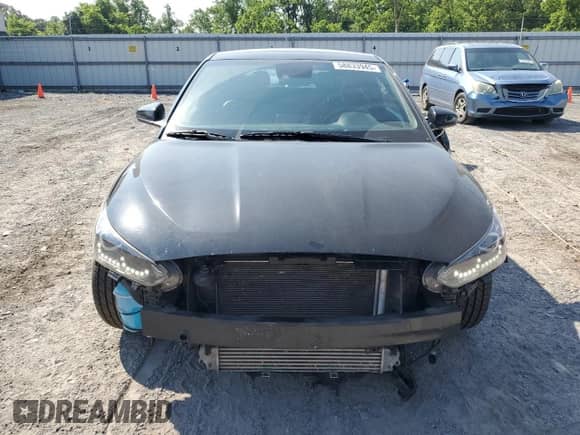 2020 Hyundai Veloster Turbo Ultimate with VIN KMHTH6ABXLU021956, listed as a Copart auction lot 58833945 with 62,080 mi miles and Salvage title. Bid and sale history available at DreamBid. Image 5.