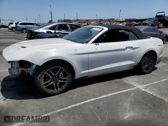✅ 2020 Ford Mustang EcoBoost • VIN: 1FATP8UH4L5119934 • Лот: 57671465. Опубликован ранее на Copart с пробегом 57 396 миль. Бесплатный доступ к архиву аукционных продаж из США и подробный отчёт об истории автомобиля на DreamBid. Изображение 1.