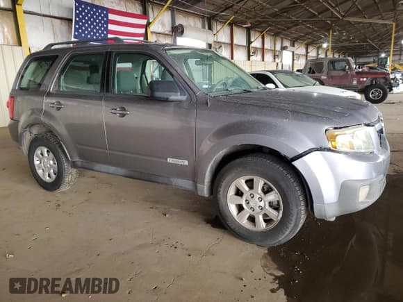 ✅ 2008 Mazda Tribute Sport • VIN: 4F2CZ02Z98KM23531 • Lot: 48985595. Listed on Copart with 60,467 mi. Free auction sales archive from the USA and detailed vehicle history report at DreamBid. Image 4.