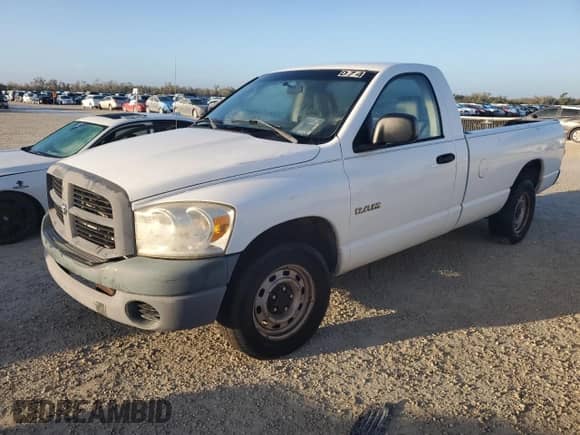 2008 Dodge 1500 ST с VIN 1D7HA16K28J116990, выставлен на аукционе Copart как лот 78387174 с пробегом 44 356 миль миль и Списание • Salvage title. История ставок и продаж доступна на DreamBid. Изображение 1.