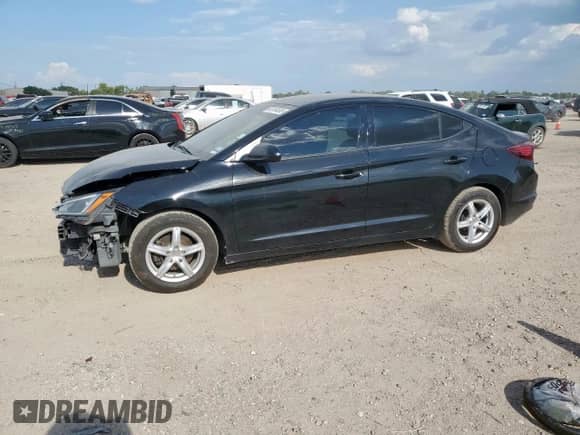 2019 Hyundai Elantra SE with VIN 5NPD74LF3KH468959, listed as a Copart auction lot 85184665 with 203,298 mi miles and Salvage title. Bid and sale history available at DreamBid. Image 1.