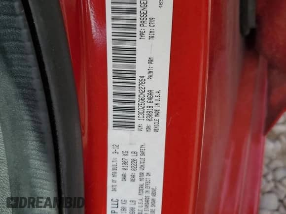 2012 Dodge Avenger SXT Plus с VIN 1C3CDZEG6CN227894, выставлен на аукционе Copart как лот 58921574 с пробегом 146 657 миль миль и Списание • Salvage title. История ставок и продаж доступна на DreamBid. Изображение 13.