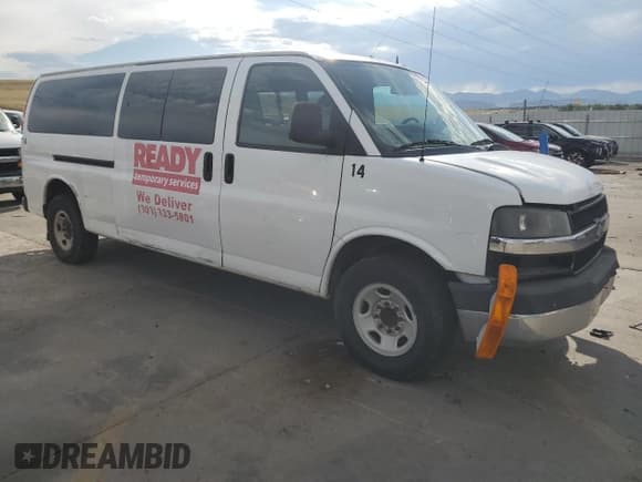 ✅ 2013 Chevrolet Express Passenger LT • VIN: 1GAZG1FG1D1121397 • Lot: 64763735. Listed on Copart with Not provided. Free auction sales archive from the USA and detailed vehicle history report at DreamBid. Image 4.
