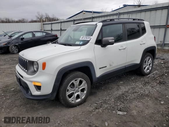 ✅ 2019 Jeep Renegade Limited • VIN: ZACNJBD17KPK03334 • Lot: 50129255. Wystawiony na Copart z przebiegiem 56 986 mil. Bezpłatny archiwum sprzedaży aukcyjnych z USA i szczegółowy raport historii pojazdu na DreamBid. Zdjęcie 1.
