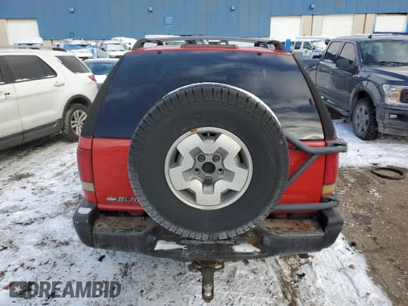 2003 Chevrolet Blazer LS with VIN 1GNCT18X43K106639, listed as a Copart auction lot 88293295 with Not provided miles and Clean title. Bid and sale history available at DreamBid. Image 6.