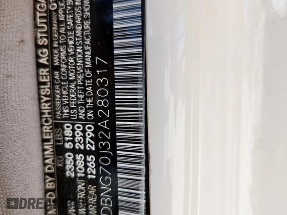 ✅ 2002 Mercedes-Benz S 430 • VIN: WDBNG70J32A280317 • Lot: 92005955. Wystawiony na Copart z przebiegiem 95 047 mil. Bezpłatny archiwum sprzedaży aukcyjnych z USA i szczegółowy raport historii pojazdu na DreamBid. Zdjęcie 12.