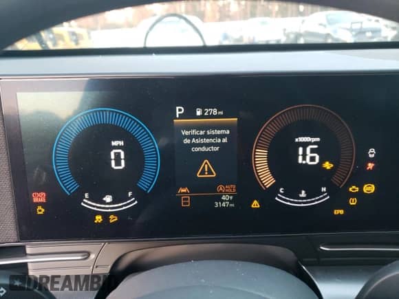 2024 Hyundai Kona SE with VIN KM8HA3AB2RU160352, listed as a Copart auction lot 82913854 with 3,147 mi miles and Salvage title. Bid and sale history available at DreamBid. Image 9.