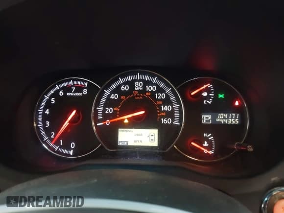 ✅ 2013 Nissan Maxima SV • VIN: 1N4AA5AP4DC846913 • Lot: 43571379. Listed on IAAI with 104,171 mi. Free auction sales archive from the USA and detailed vehicle history report at DreamBid. Image 7.