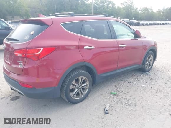 ✅ 2014 Hyundai Santa Fe • VIN: 5XYZUDLB4EG154146 • Lot: 43234913. Listed on IAAI with 184,050 mi. Free auction sales archive from the USA and detailed vehicle history report at DreamBid. Image 4.
