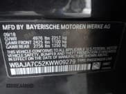 ✅ 2019 BMW 5 Series 530i xDrive • VIN: WBAJA7C52KWW09279 • Lot: 43015006. Listed on IAAI with 166,634 mi. Free auction sales archive from the USA and detailed vehicle history report at DreamBid. Image 9.