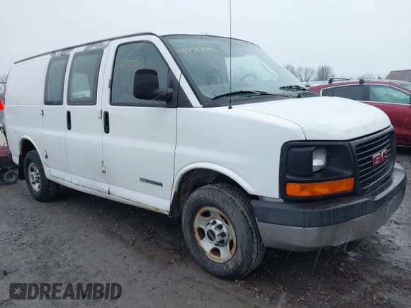 ✅ 2005 GMC Savana Cargo Y3G Mobility • VIN: 1GTHG35U651228808 • Lot: 43713347. Wystawiony na IAAI z przebiegiem 72 371 mil. Bezpłatny archiwum sprzedaży aukcyjnych z USA i szczegółowy raport historii pojazdu na DreamBid. Zdjęcie 1.