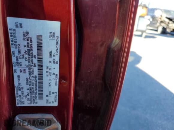 ✅ 2016 Ford Escape Titanium • VIN: 1FMCU9J99GUB27959 • Lot: 81242825. Listed on Copart with 190,610 mi. Free auction sales archive from the USA and detailed vehicle history report at DreamBid. Image 14.