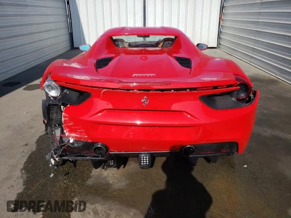 ✅ 2018 Ferrari 488 • VIN: ZFF80AMA1J0229687 • Lot: 58090934. Listed on Copart with Not provided. Free auction sales archive from the USA and detailed vehicle history report at DreamBid. Image 6.