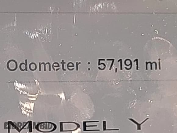 ✅ 2023 Tesla Model Y Long Range • VIN: 7SAYGDEEXPF689909 • Lot: 43551907. Listed on IAAI with 57,191 mi. Free auction sales archive from the USA and detailed vehicle history report at DreamBid. Image 16.