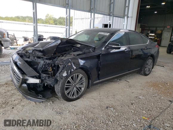 ✅ 2018 Genesis G80 3.8L • VIN: KMHGN4JE3JU249416 • Лот: 84773415. Опубликован ранее на Copart с пробегом 126 812 миль. Бесплатный доступ к архиву аукционных продаж из США и подробный отчёт об истории автомобиля на DreamBid. Изображение 1.