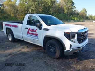 ✅ 2023 GMC Sierra 1500 Pro • VIN: 3GTNHAEK3PG312737 • Лот: 43318500. Опубликован ранее на IAAI с пробегом 53 535 миль. Бесплатный доступ к архиву аукционных продаж из США и подробный отчёт об истории автомобиля на DreamBid. Изображение 1.