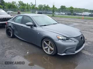 ✅ 2014 Lexus IS 350 • VIN: JTHCE1D23E5001247 • Lot: 42511541. Listed on IAAI with 105,032 mi. Free auction sales archive from the USA and detailed vehicle history report at DreamBid. Image 1.