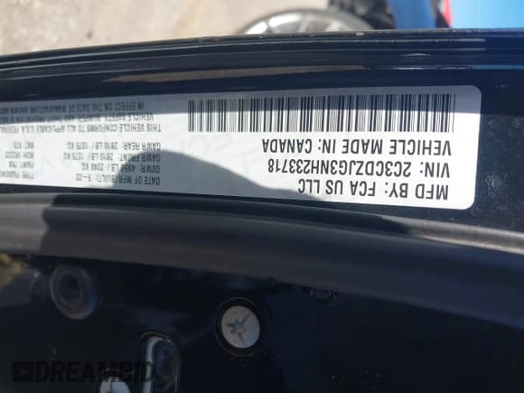 ✅ 2022 Dodge Challenger GT • VIN: 2C3CDZJG3NH233718 • Лот: 43543812. Опубликован ранее на IAAI с пробегом 67 813 миль. Бесплатный доступ к архиву аукционных продаж из США и подробный отчёт об истории автомобиля на DreamBid. Изображение 9.