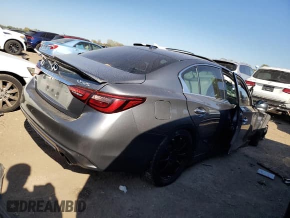 ✅ 2019 Infiniti Q50 Luxe • VIN: JN1EV7AR9KM557355 • Лот: 82007955. Опубликован ранее на Copart с пробегом Не указан. Бесплатный доступ к архиву аукционных продаж из США и подробный отчёт об истории автомобиля на DreamBid. Изображение 3.
